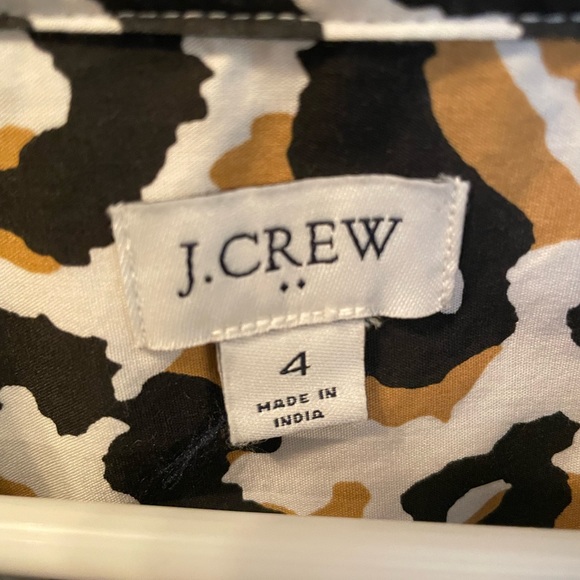 J. Crew leopard print dress size 4 - Picture 2 of 7